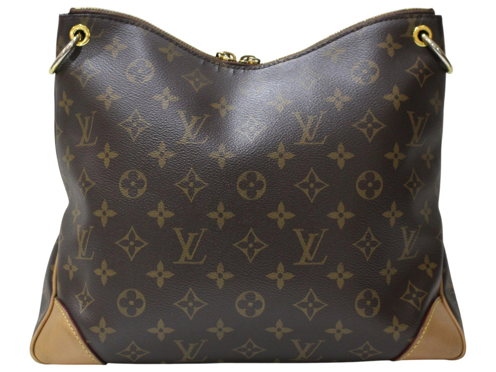 Louis Vuitton Bordeaux Purple NM Shoulder Red Monogram Odeon Brown Bag Red Brown